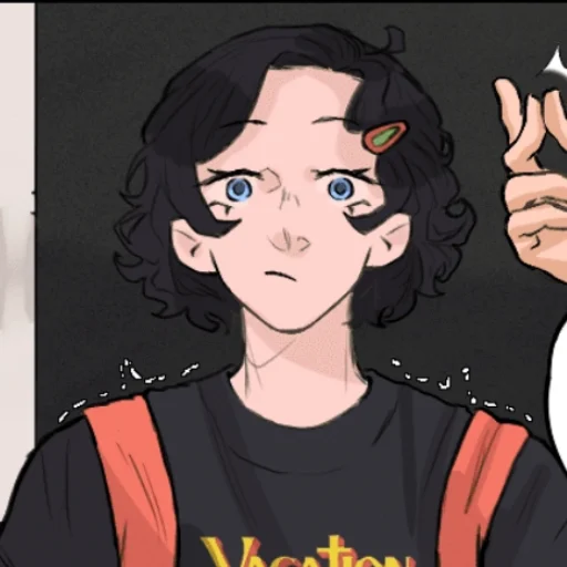 аниме иллюстрация человеческое лицо