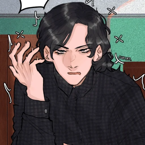 аниме человеческое лицо мультфильм