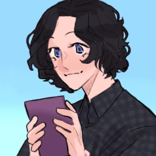 аниме мультфильм человеческое лицо