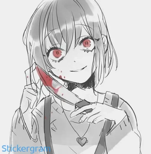 Стикер яндерка - 6