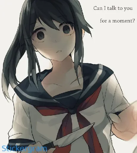 Стикер яндерка - 3