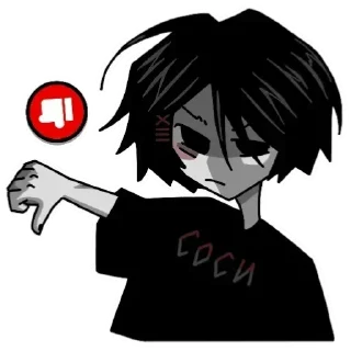 Стикер uxzpqq Good-for-nothing life - 2