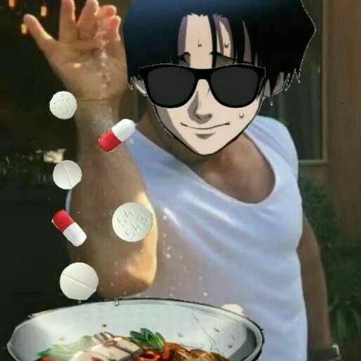 Стикер мемы яойчика - 8