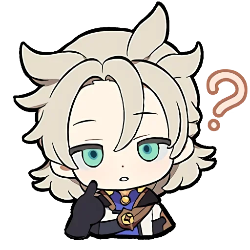 Чиби Геншин @Anime_stickery - 