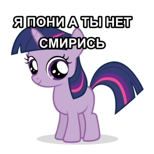 я пони а ты нет смирись - 