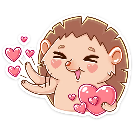 Sticker Ёжик Яша • @TgSticker - 6