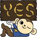 Стикер yaya_monkey - 1