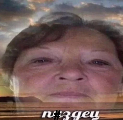 cloud human face text