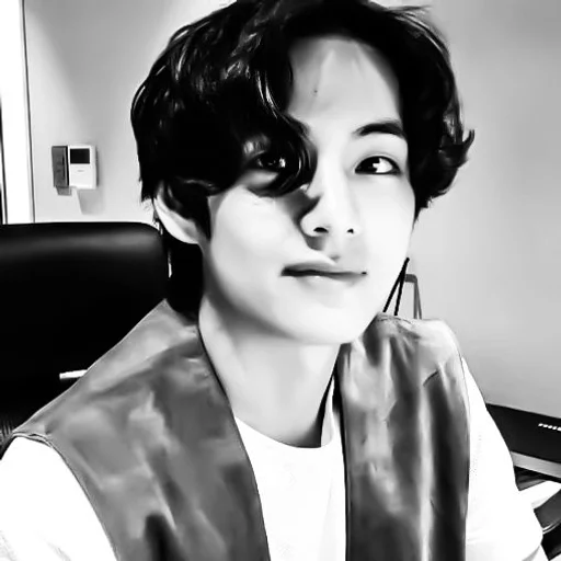 Sticker чб тэхён @helpjeyy :: @fStikBot - 4