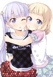 Sticker Hugs 2.0 @anime_stickerr - 0