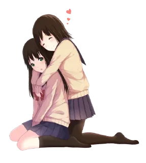 Sticker Hugs 2.0 @anime_stickerr - 11