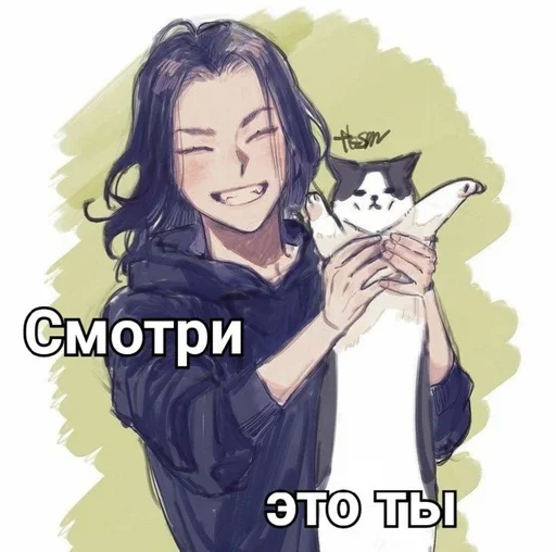 cat illustration human face