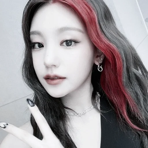 person human face lip