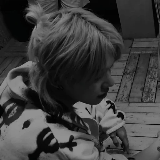 черно-белый Человек ребёнок