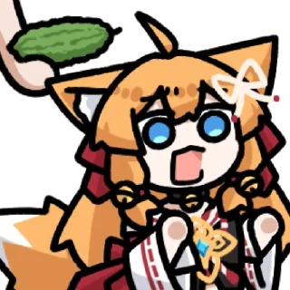 Sticker B站 葉月稲荷 @zhaxia_cn - 2