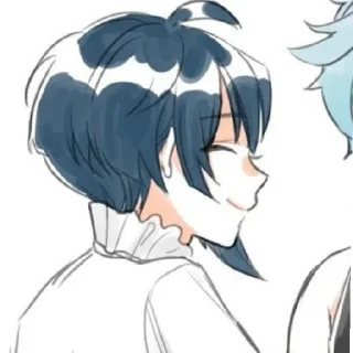 Стикер син цюшка - 0