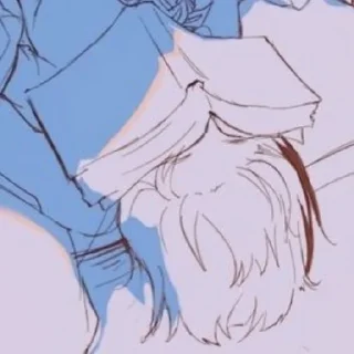 Стикер син цюшка - 2