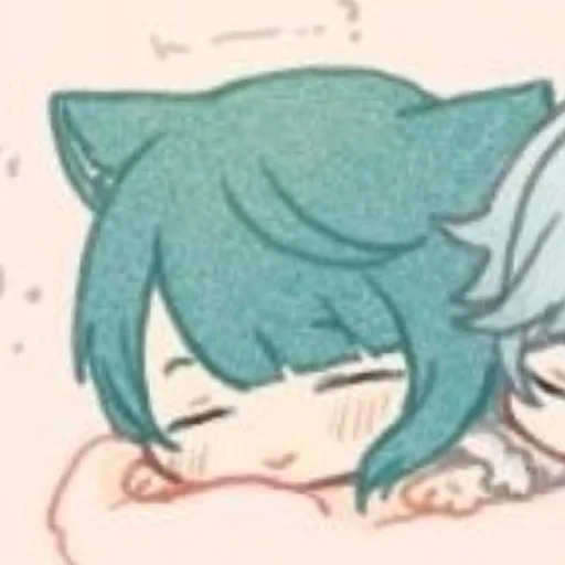 Стикер син цюшка - 3