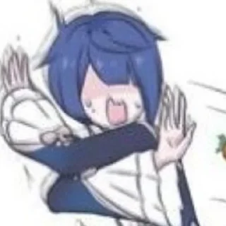 Стикер син цюшка - 1