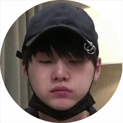 person human face cap