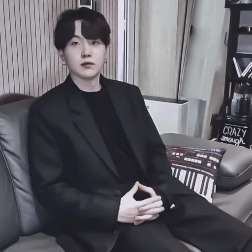 person human face suit