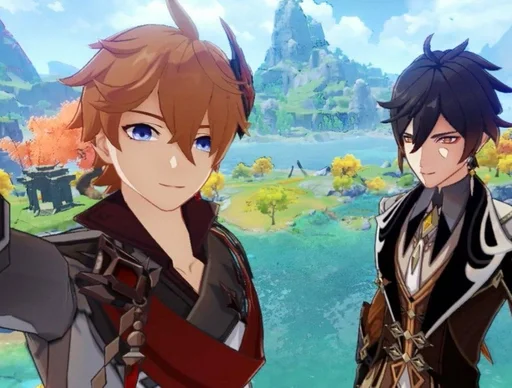 аниме мультфильм cg иллюстрация