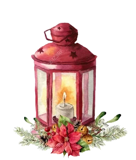 лампа цветок свеча