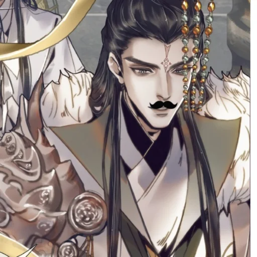 аниме человеческое лицо cg иллюстрация