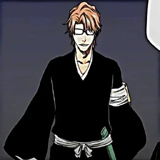 Sticker ☔️Айзен Соске☔️ @animestikersp - 6