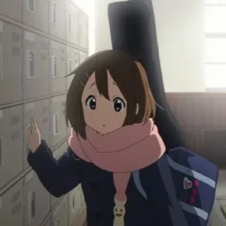 Sticker ꪆ୧ yui hirasawa ꒰ 🐕 ꒱  by : @kotichkv - 2