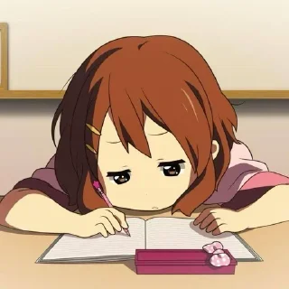 Sticker ꪆ୧ yui hirasawa ꒰ 🐕 ꒱  by : @kotichkv - 10