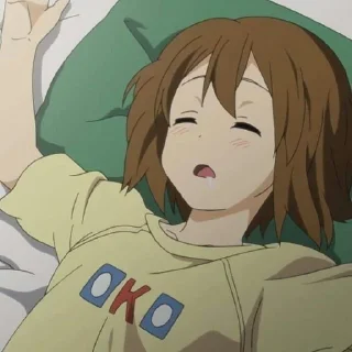 Sticker ꪆ୧ yui hirasawa ꒰ 🐕 ꒱  by : @kotichkv - 8