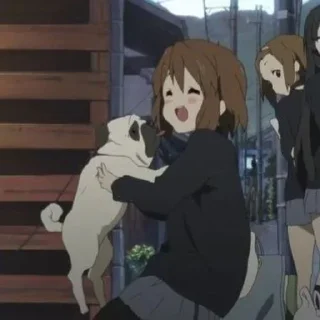 Sticker ꪆ୧ yui hirasawa ꒰ 🐕 ꒱  by : @kotichkv - 6