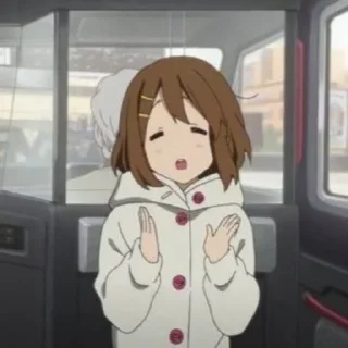 Sticker ꪆ୧ yui hirasawa ꒰ 🐕 ꒱  by : @kotichkv - 3