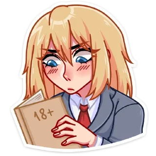 Sticker Юка @anime4_arts - 0