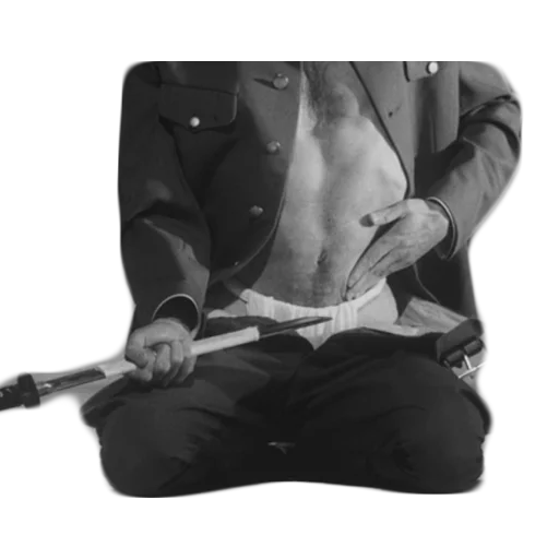 black and white person clothing