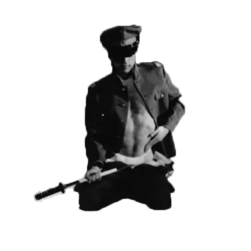 man black and white clothing