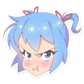 Sticker Юко от @TgSticker - 11