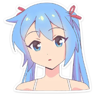 Sticker Юко от @TgSticker - 0