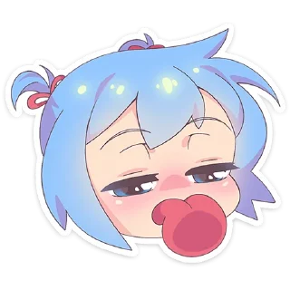 Sticker Юко от @TgSticker - 5