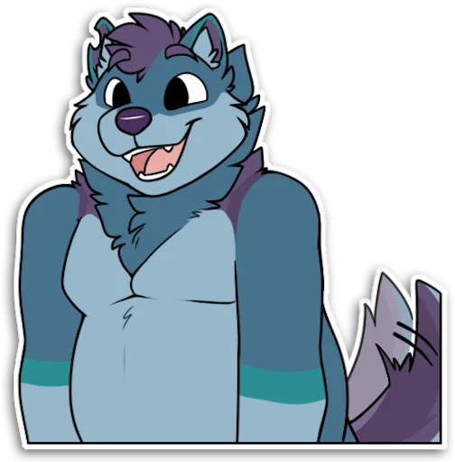 Sticker Yukon Wolf - 0