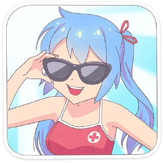 Sticker Юко :: @stickroom - 0