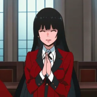 Sticker Yumeko Jabami ‣ @animestickersii - 4