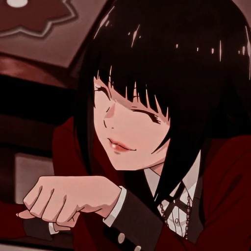 jabami yumeko || @Hizumistickersid - anime