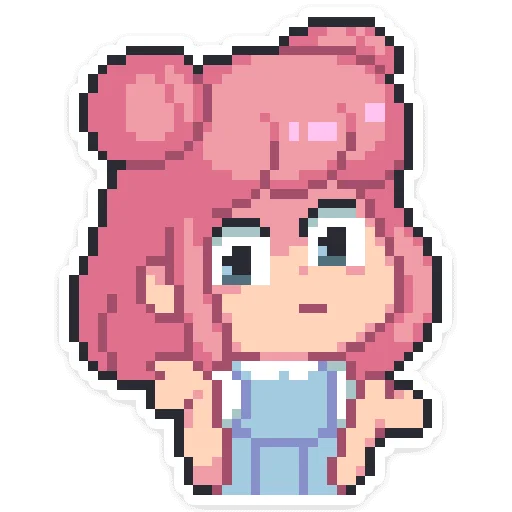 Sticker Юмико от @stickers_vk - 2