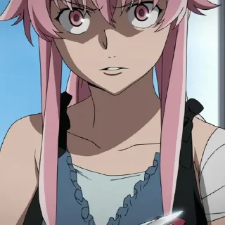 Sticker Yuno Gasai @animestickersii - 7