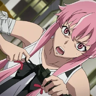 Sticker Yuno Gasai @animestickersii - 3