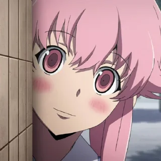 Sticker Yuno Gasai @animestickersii - 9