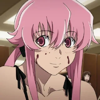 Sticker Yuno Gasai @animestickersii - 11