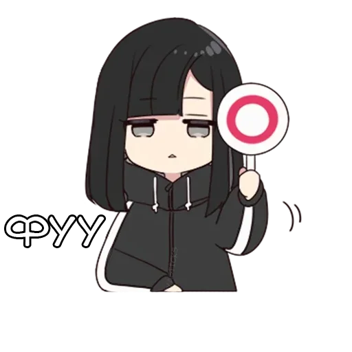 Стикер Юрудура-тян ч.2 @tg_sticks - 0